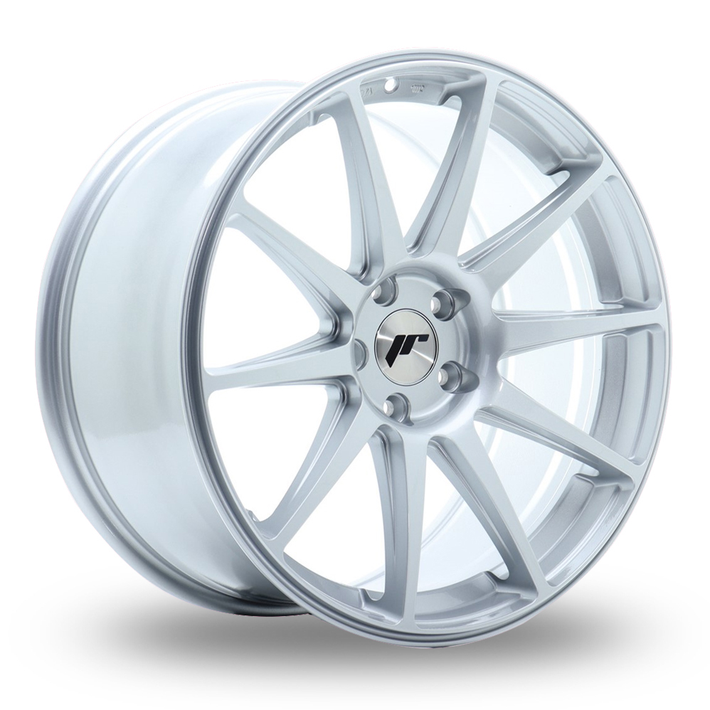 19 Inch Japan Racing JR11 (8.5x19) Hyper Silver Alloy Wheels