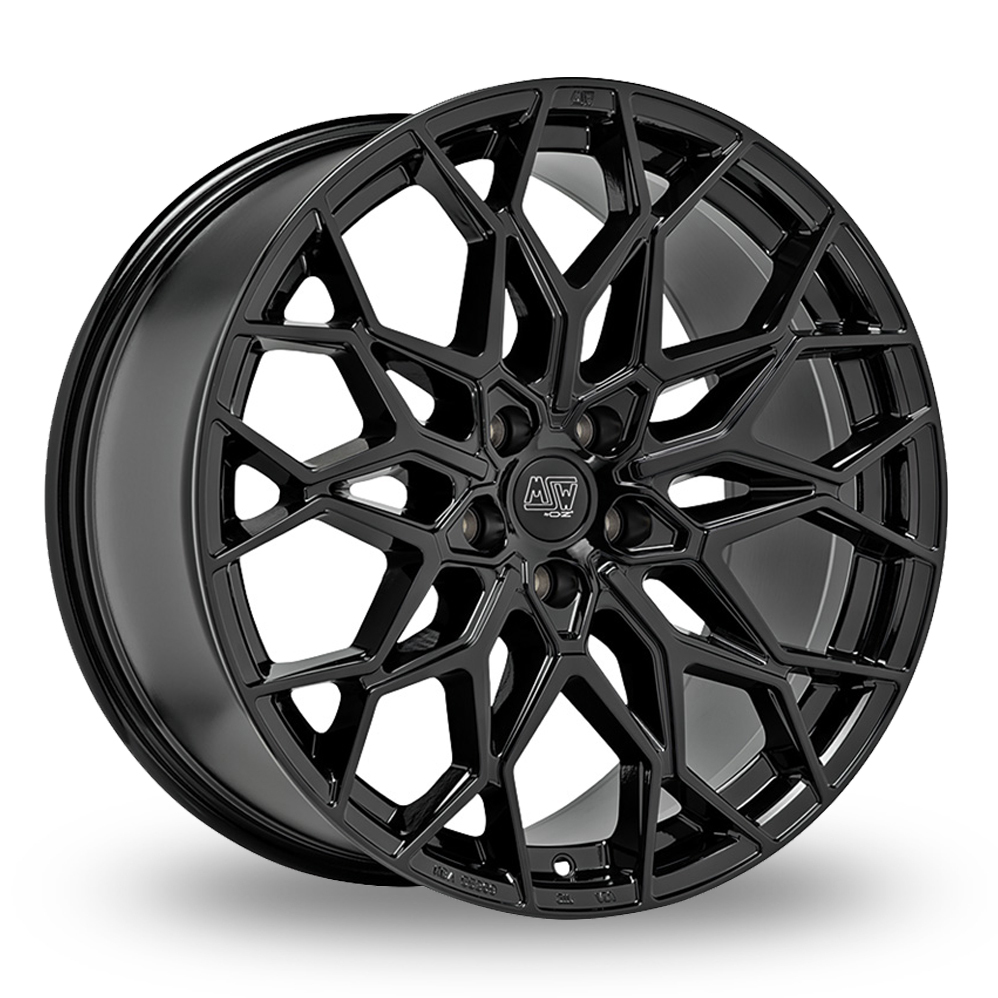 21 Inch MSW (by OZ) 51 Gloss Black Alloy Wheels