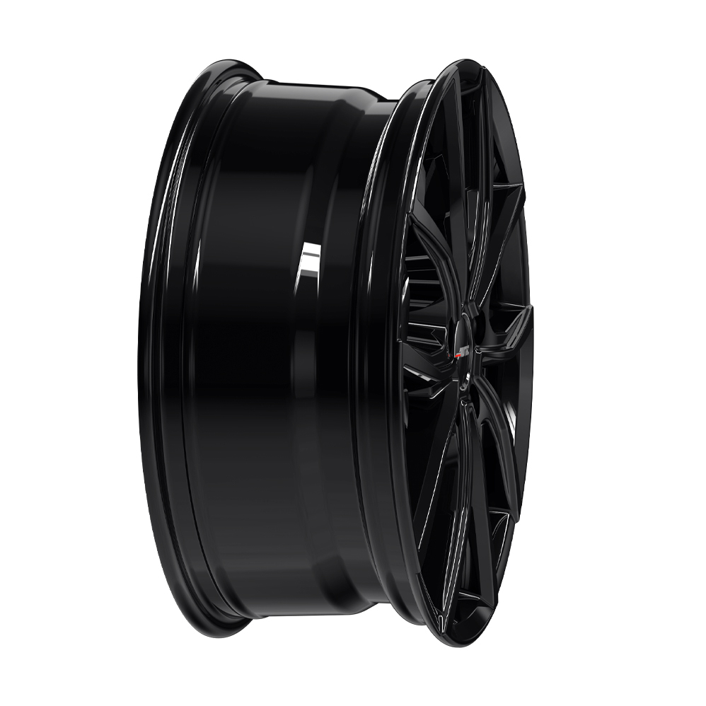 19 Inch Autec Vidron Gloss Black Alloy Wheels