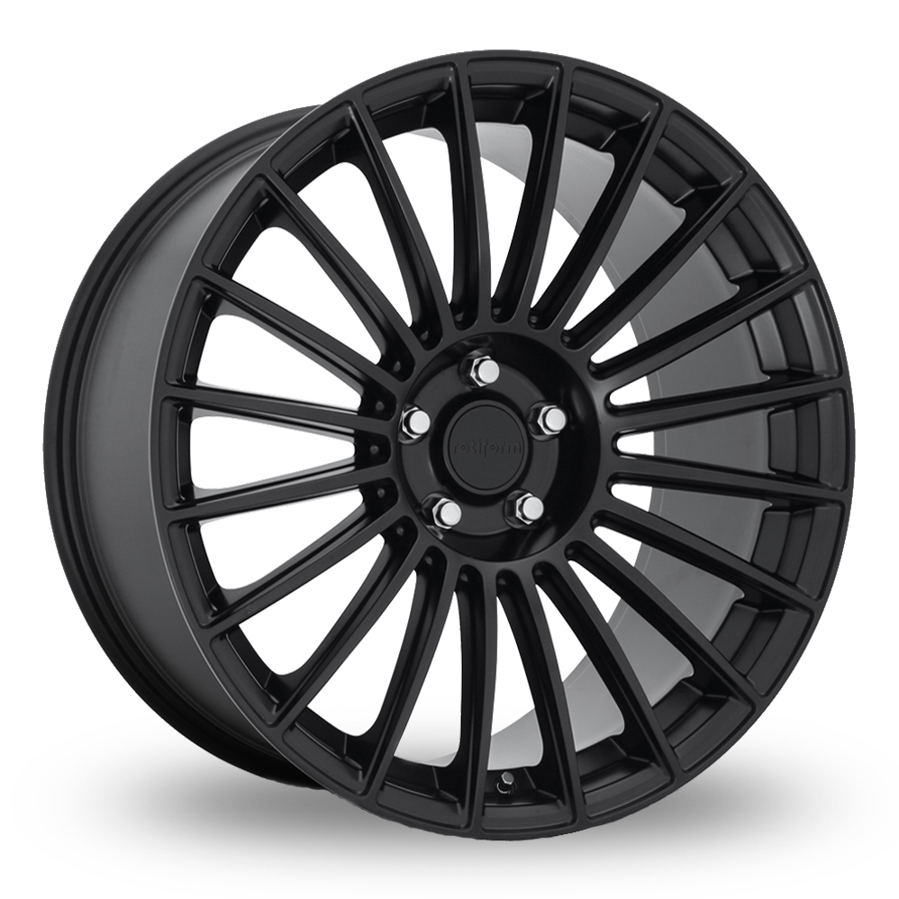 20 Inch Rotiform BUC Satin Black Alloy Wheels