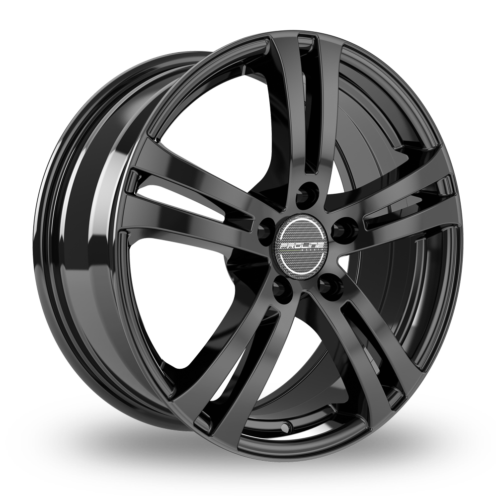 17 Inch Proline BX700 Black Glossy Alloy Wheels