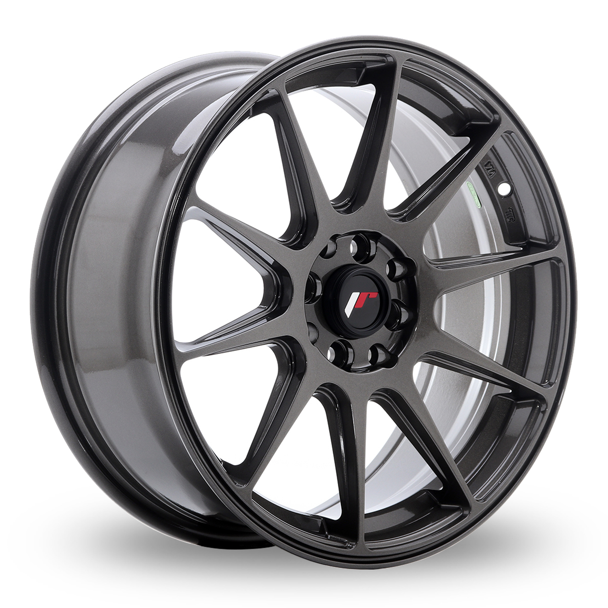 17 Inch Japan Racing JR11 (7.25x17) Hyper Grey Alloy Wheels