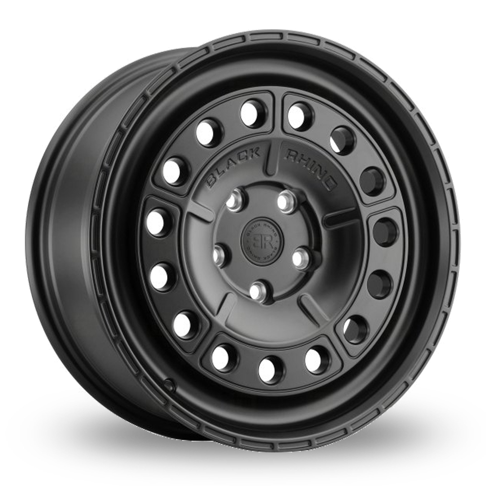 17 Inch Black Rhino Unit Matt Black Alloy Wheels