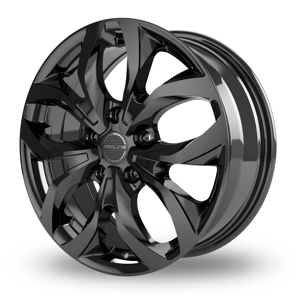 17 Inch Proline TX100 Black Glossy Alloy Wheels