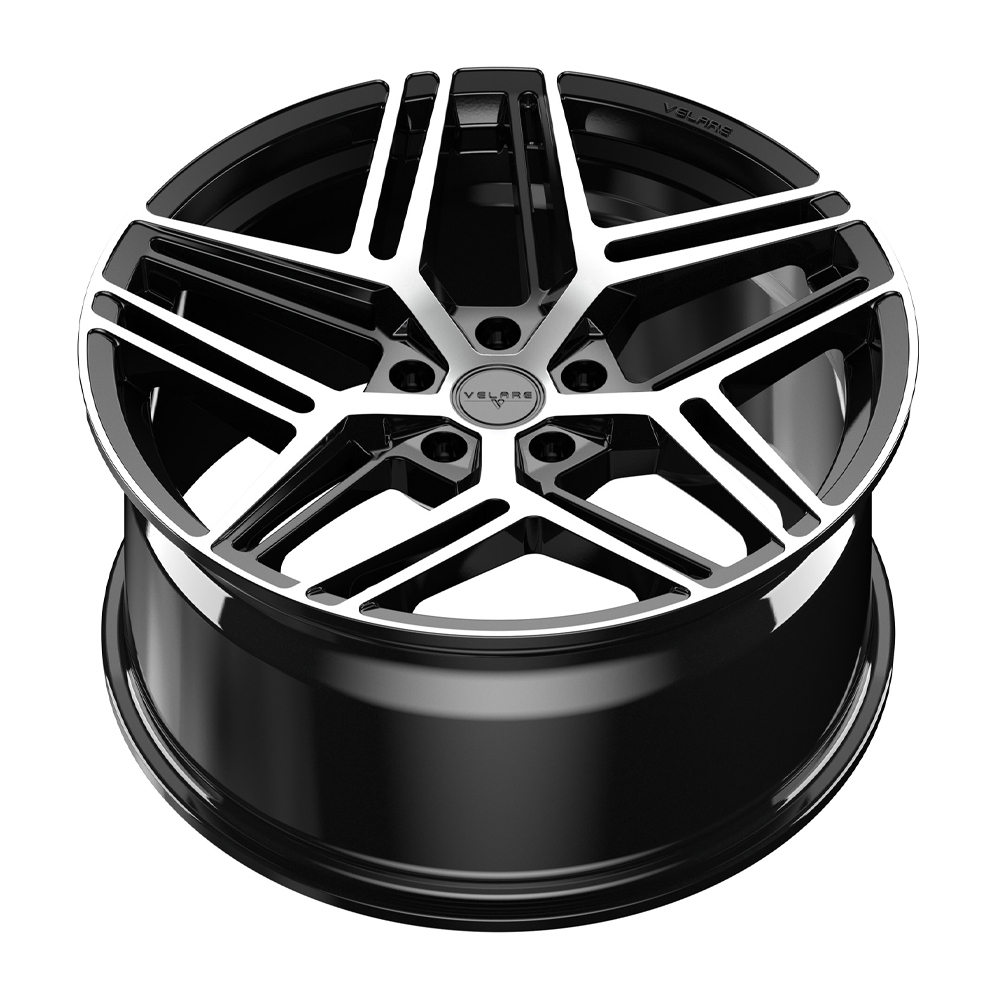 20 Inch Velare VLR16 Black Polished Alloy Wheels