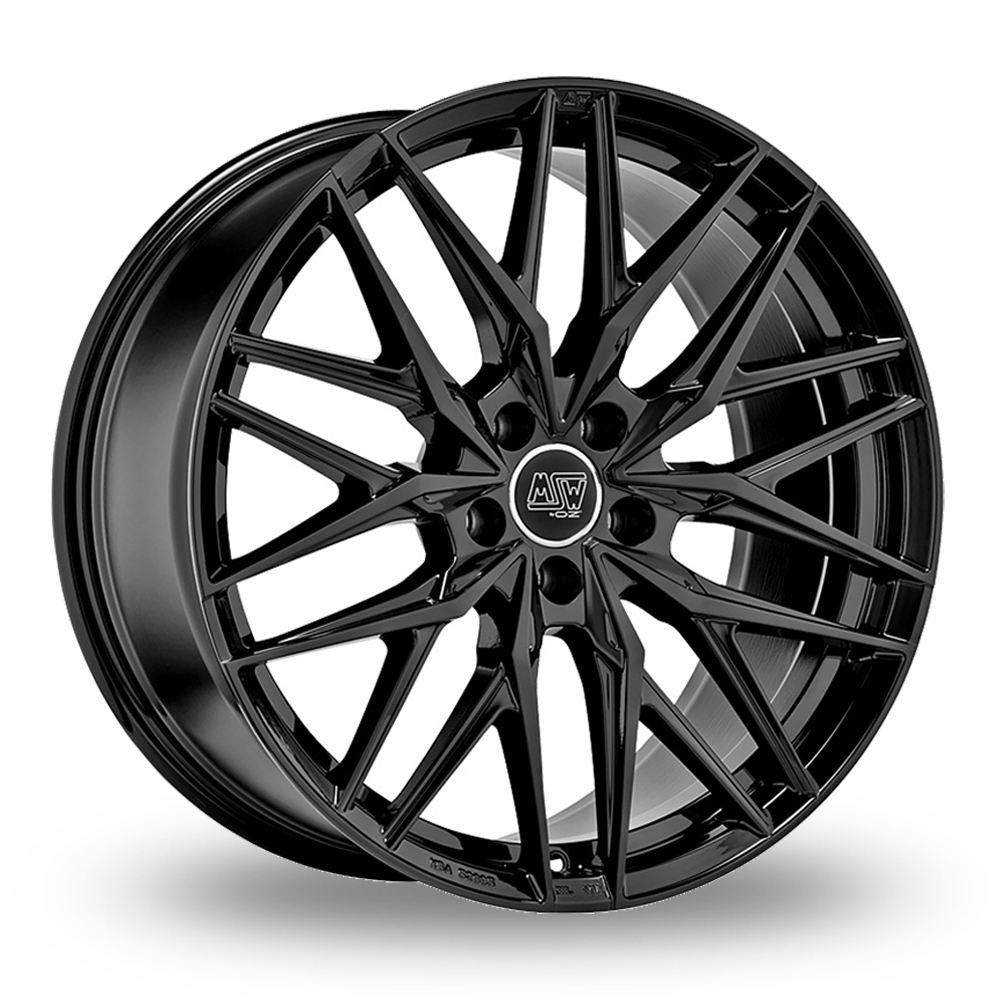 21 Inch MSW (by OZ) 50 Gloss Black Alloy Wheels