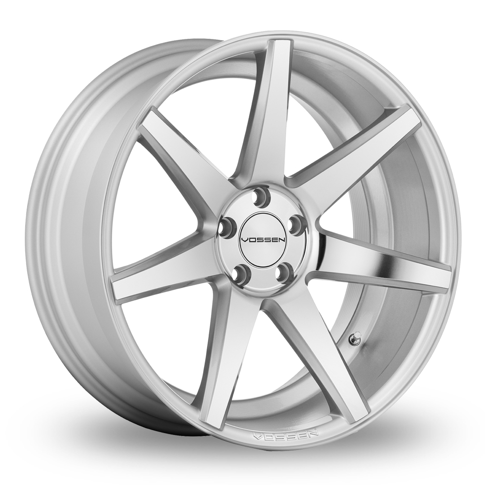 20 Inch Vossen CV7 Concave Silver Polished Alloy Wheels