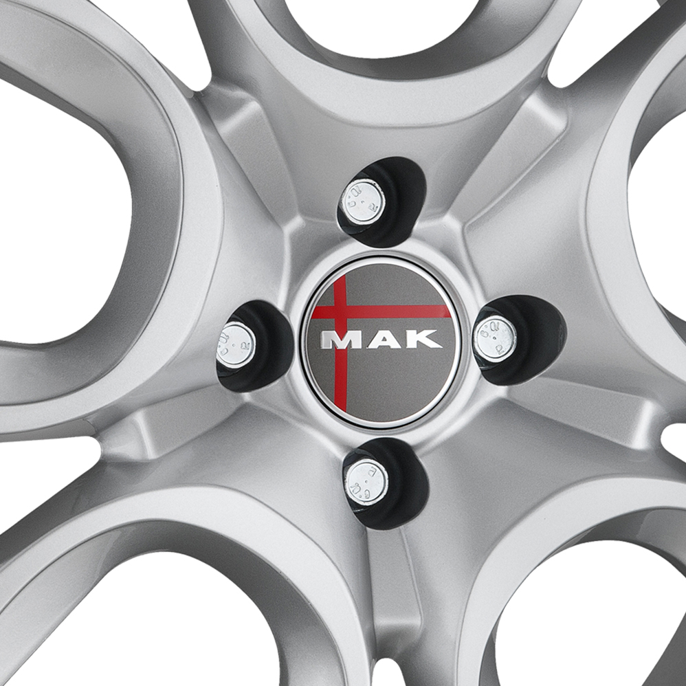 17 Inch MAK Torino Silver Alloy Wheels