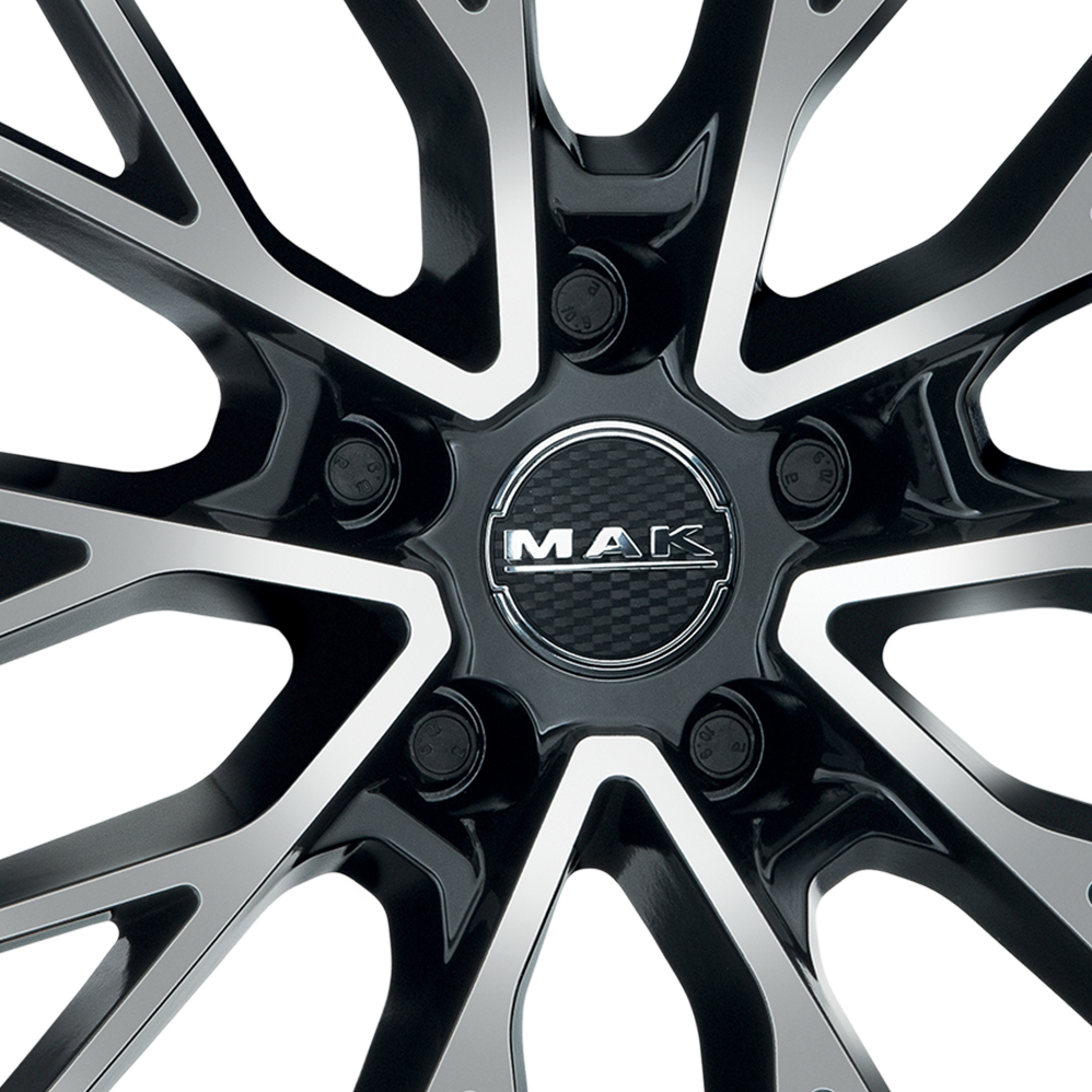 22 Inch MAK Speciale Black Mirror Alloy Wheels