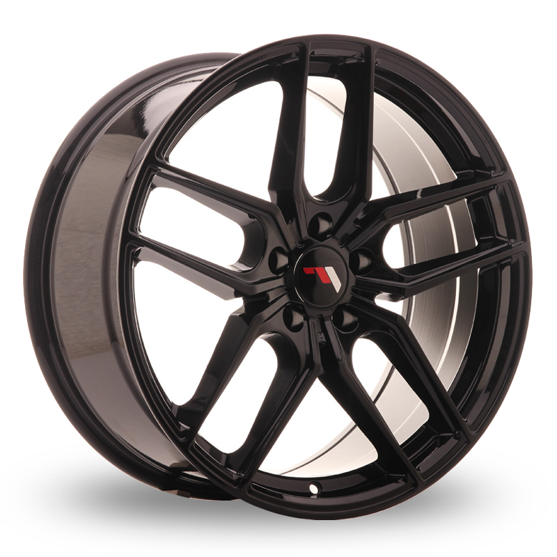 20 Inch Japan Racing JR25 (10x20) (Custom Fitment) Gloss Black Alloy Wheels