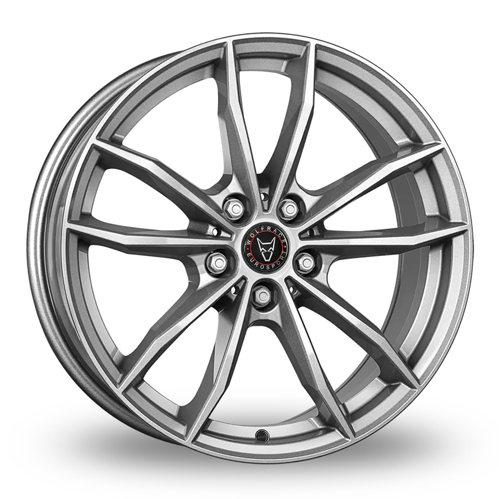 17 Inch Wolfrace X12 Gun Metal Alloy Wheels