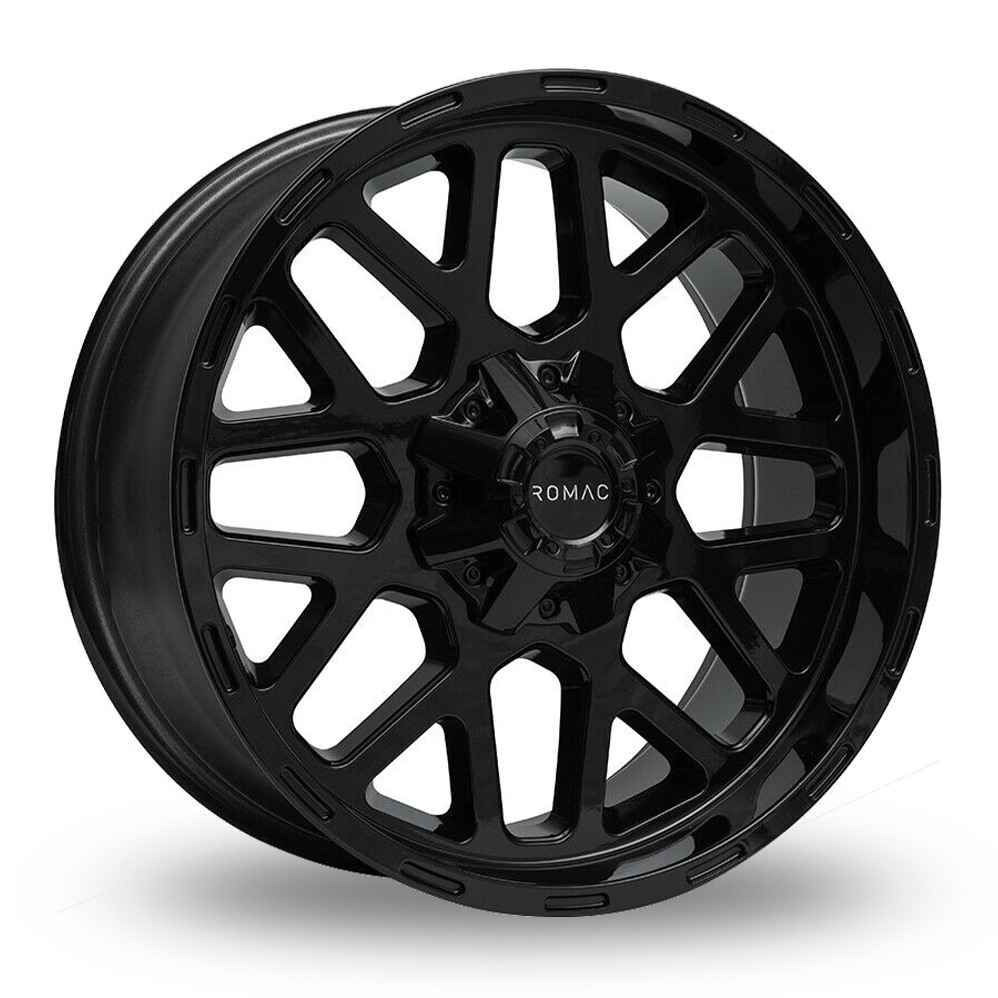 20 Inch Romac Utah Gloss Black Alloy Wheels