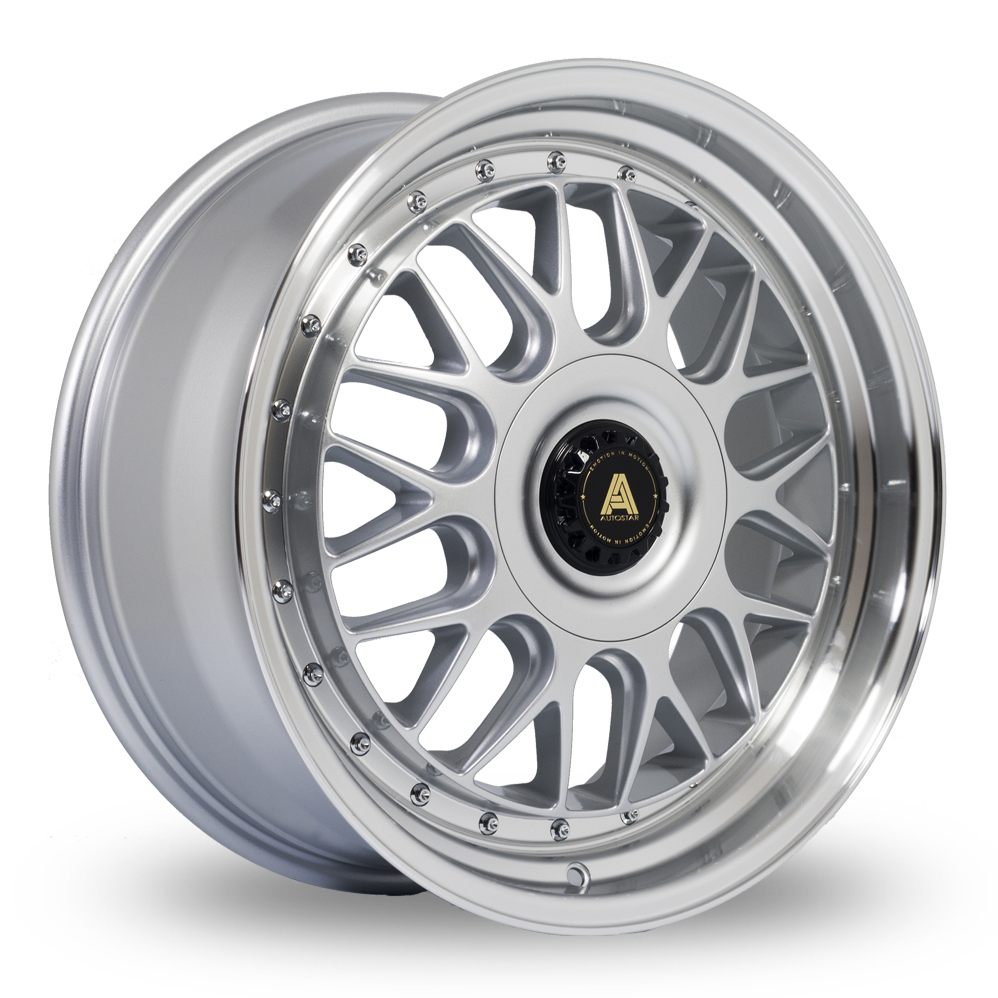 18 Inch Autostar Monza Silver Alloy Wheels