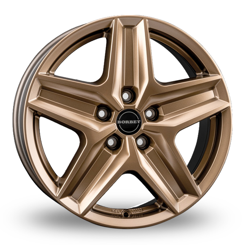 18 Inch Borbet CWZ Matt Bronze Alloy Wheels