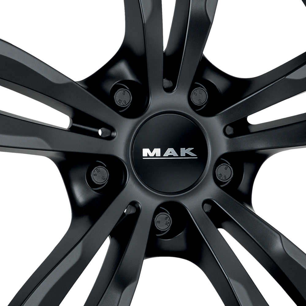 19 Inch MAK Luft Matt Black Alloy Wheels