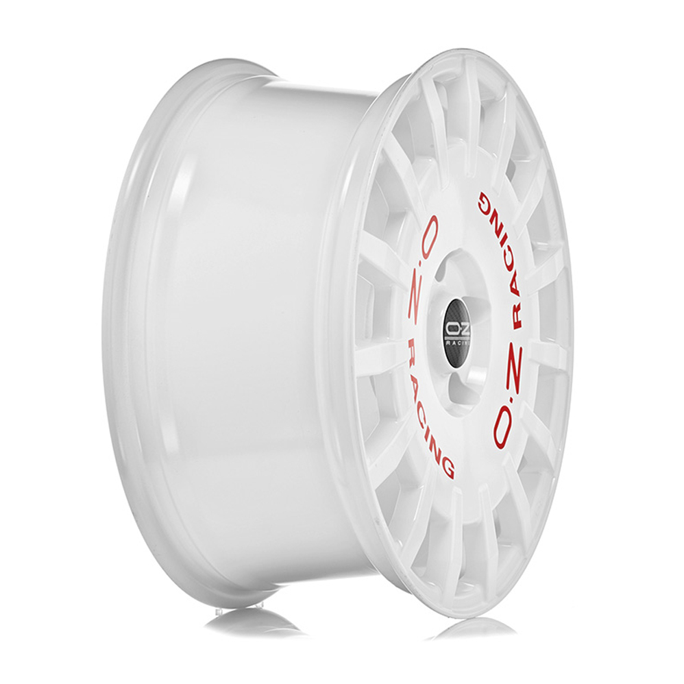 19 Inch OZ Racing Rally Racing White Alloy Wheels