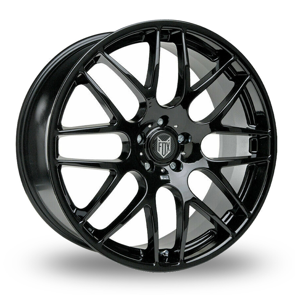 18 Inch Fox Racing DTM Black Alloy Wheels