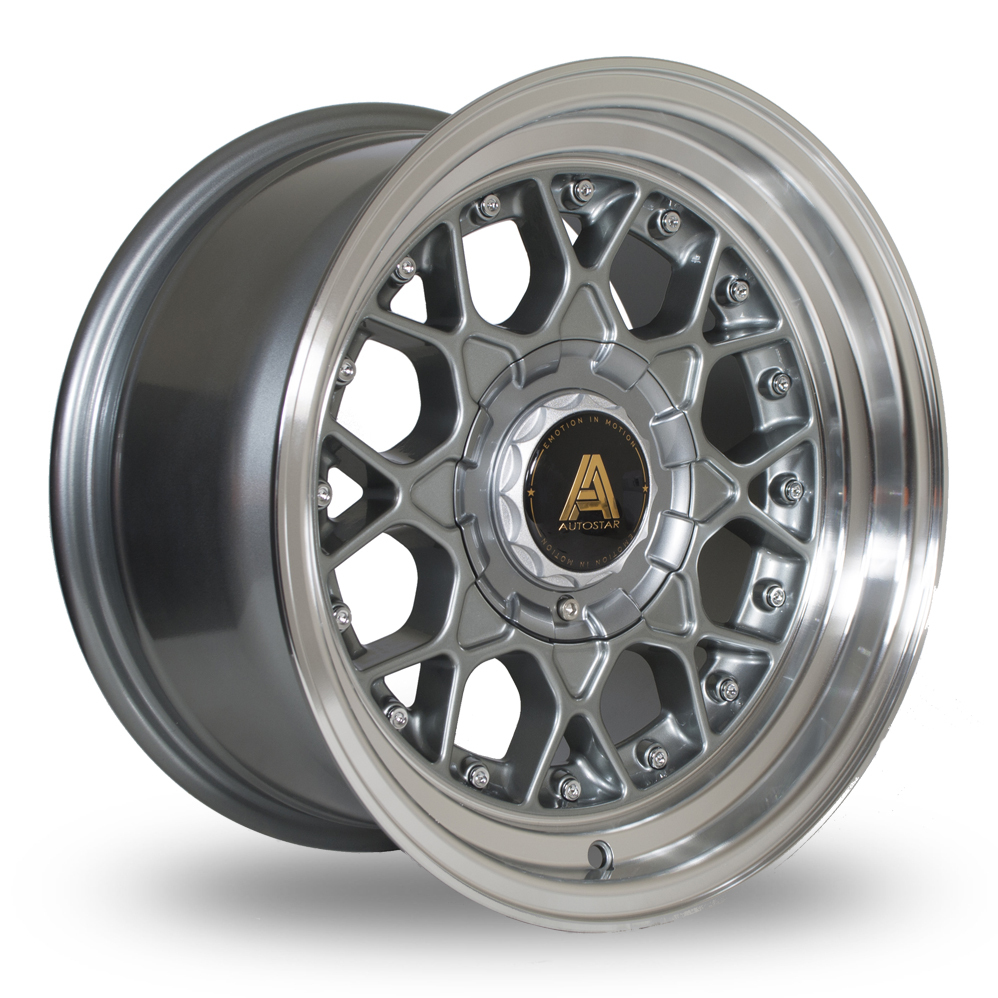 17 Inch Autostar Sprint Gun Metal Alloy Wheels