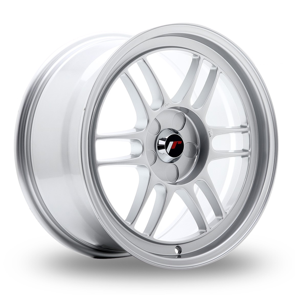 17 Inch Japan Racing JR7 (8x17) (Custom Fitment) Silver Alloy Wheels