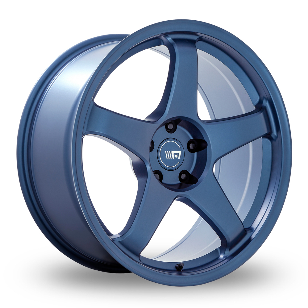 19 Inch Motegi Racing MR151 (USA Warehouse) Satin Metallic Blue Alloy Wheels