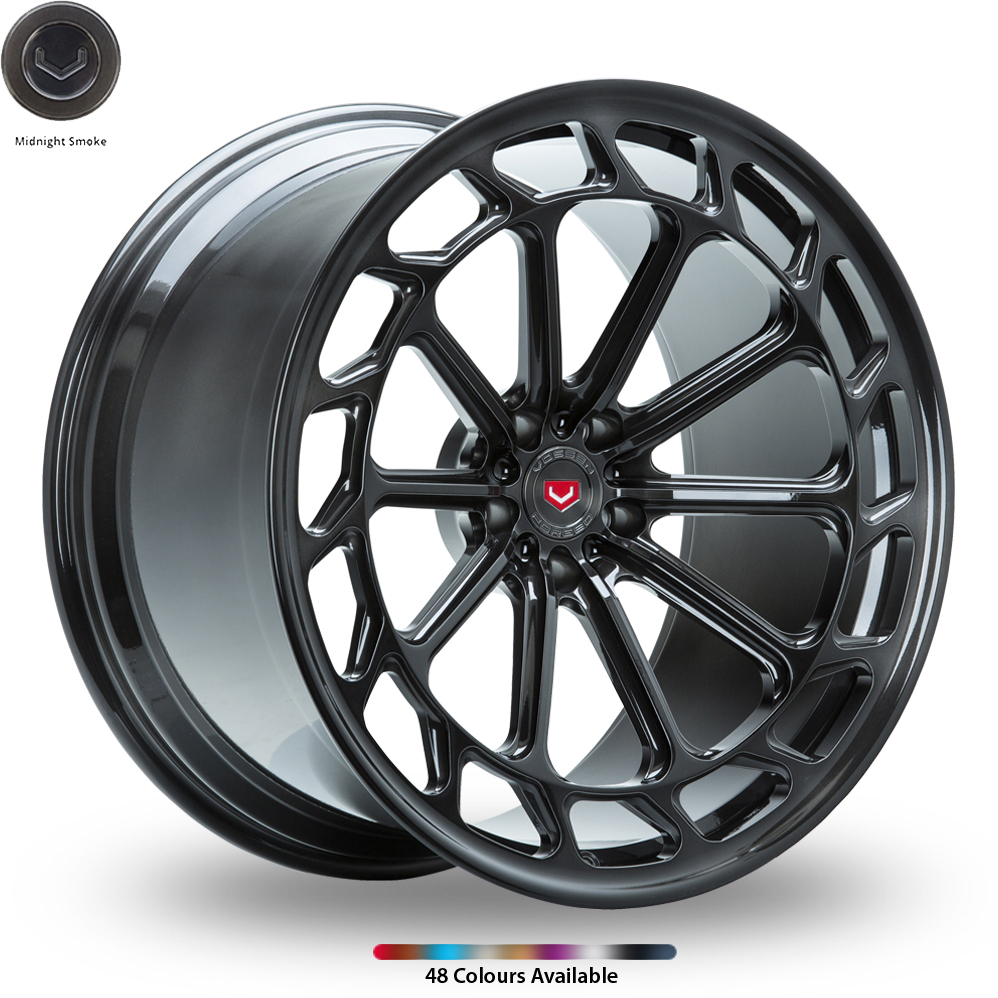 21 Inch Front & 22 Inch Rear Vossen Forged LC2-B1 Custom Colour Alloy Wheels