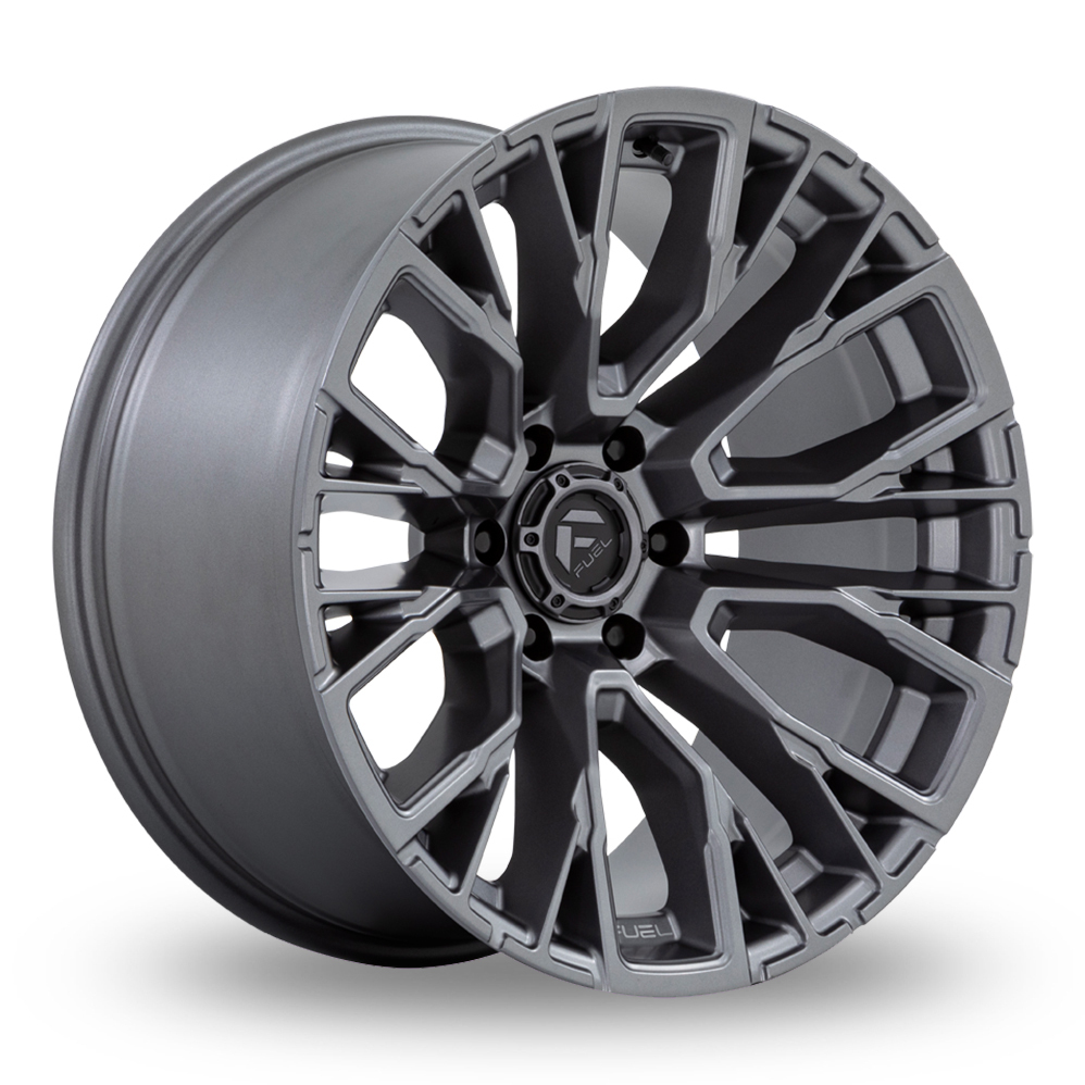 17 Inch Fuel Off-Road Rebar 6 (EU Warehouse) Matt Gun Metal Alloy Wheels