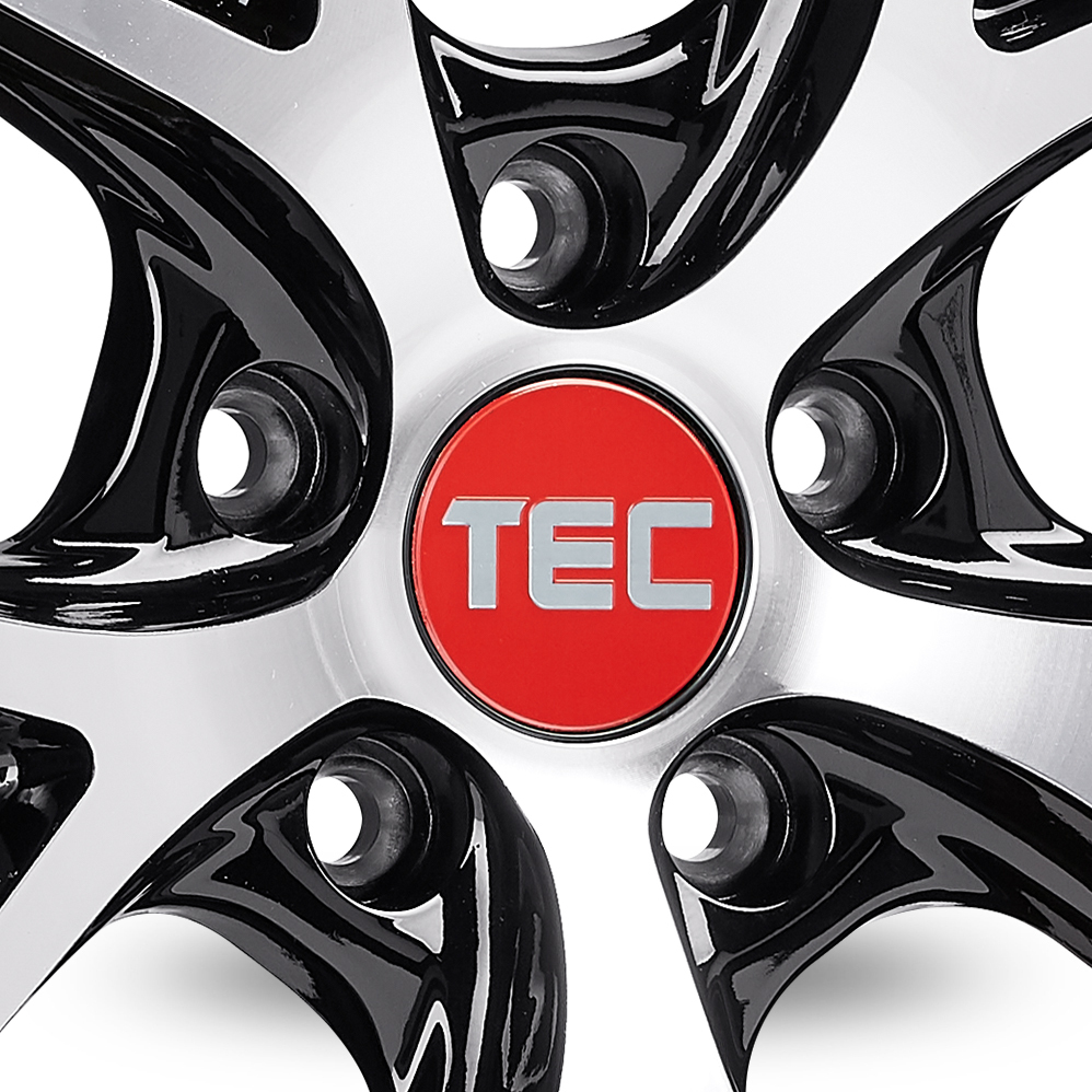 19 Inch TEC Speedwheels GT6-EVO Gloss Black Polished Alloy Wheels