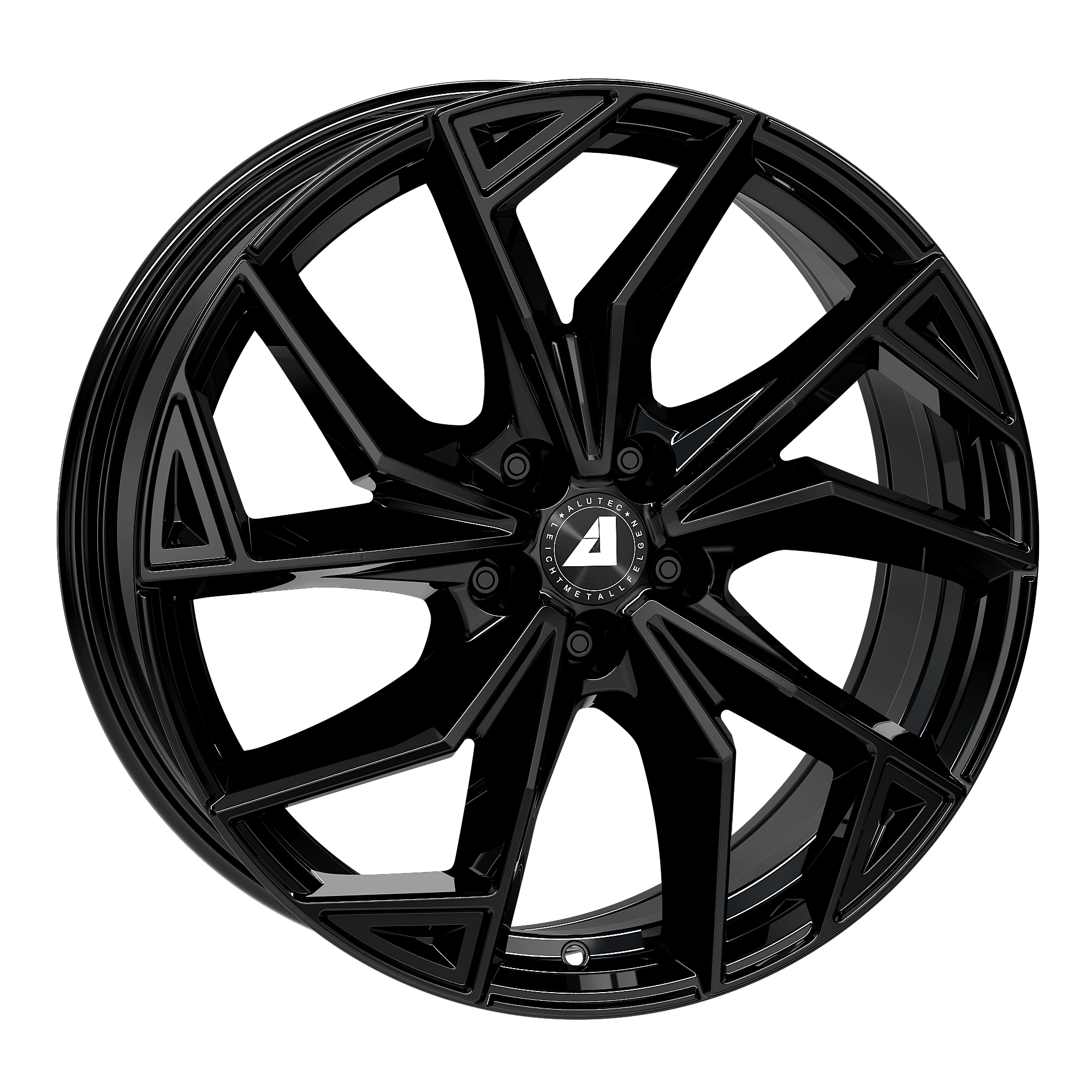 18 Inch Alutec ADX.02 Gloss Black Alloy Wheels