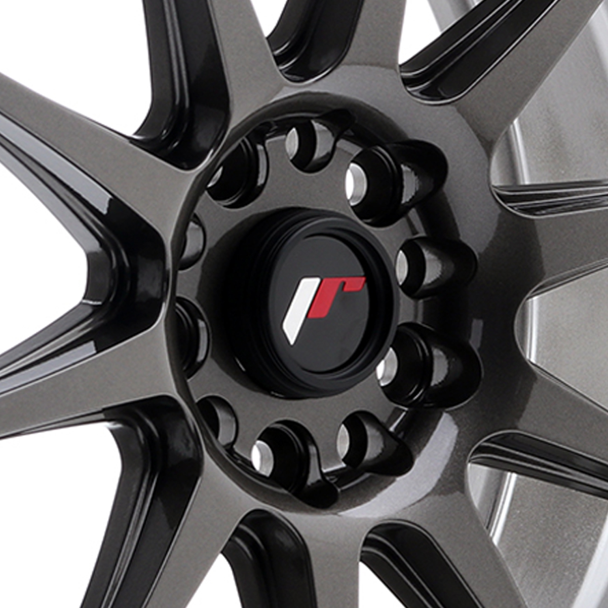 18 Inch Japan Racing JR11 (7.5x18) Hyper Grey Alloy Wheels