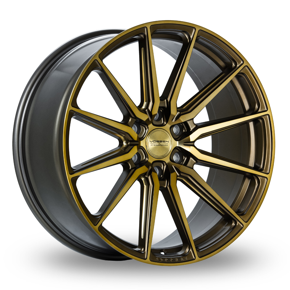 20 Inch Vossen HF6-1 Tinted Matt Bronze Alloy Wheels