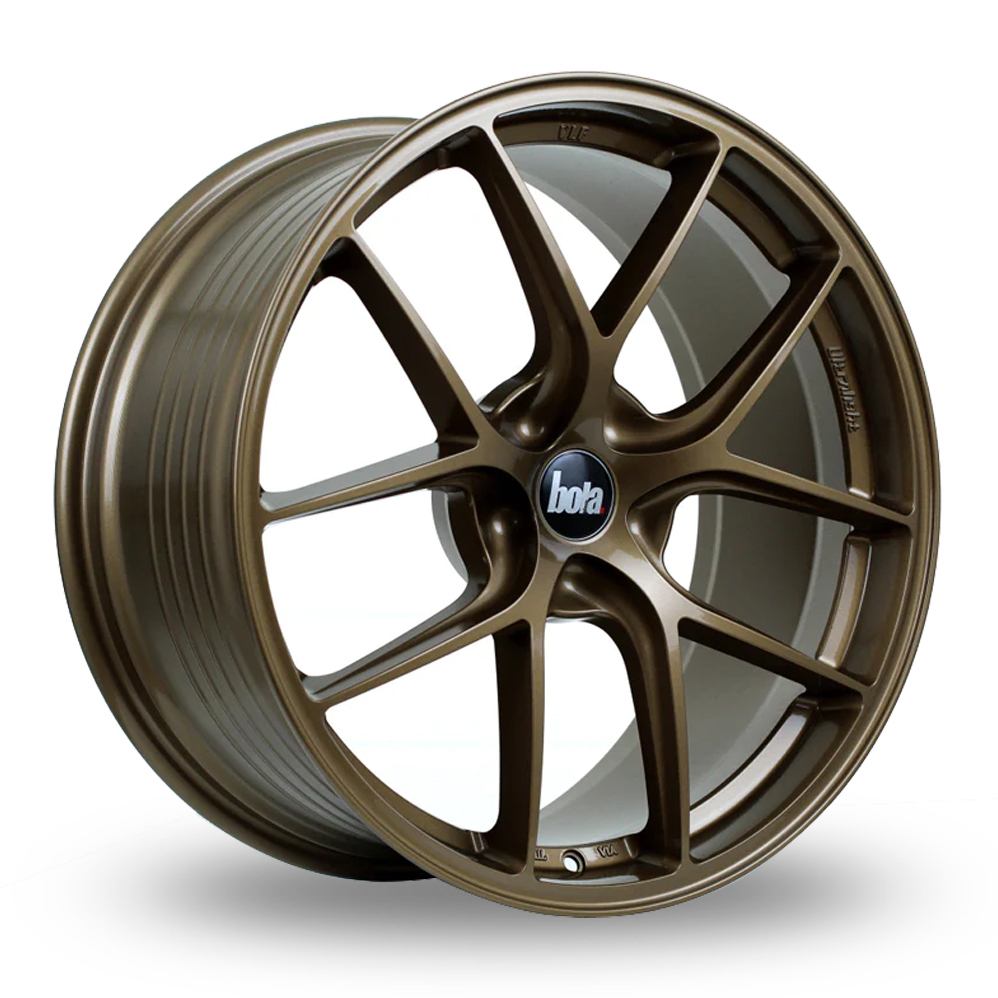 8.5x20 (Front) & 9.5x20 (Rear) Bola FLE Gloss Bronze Alloy Wheels