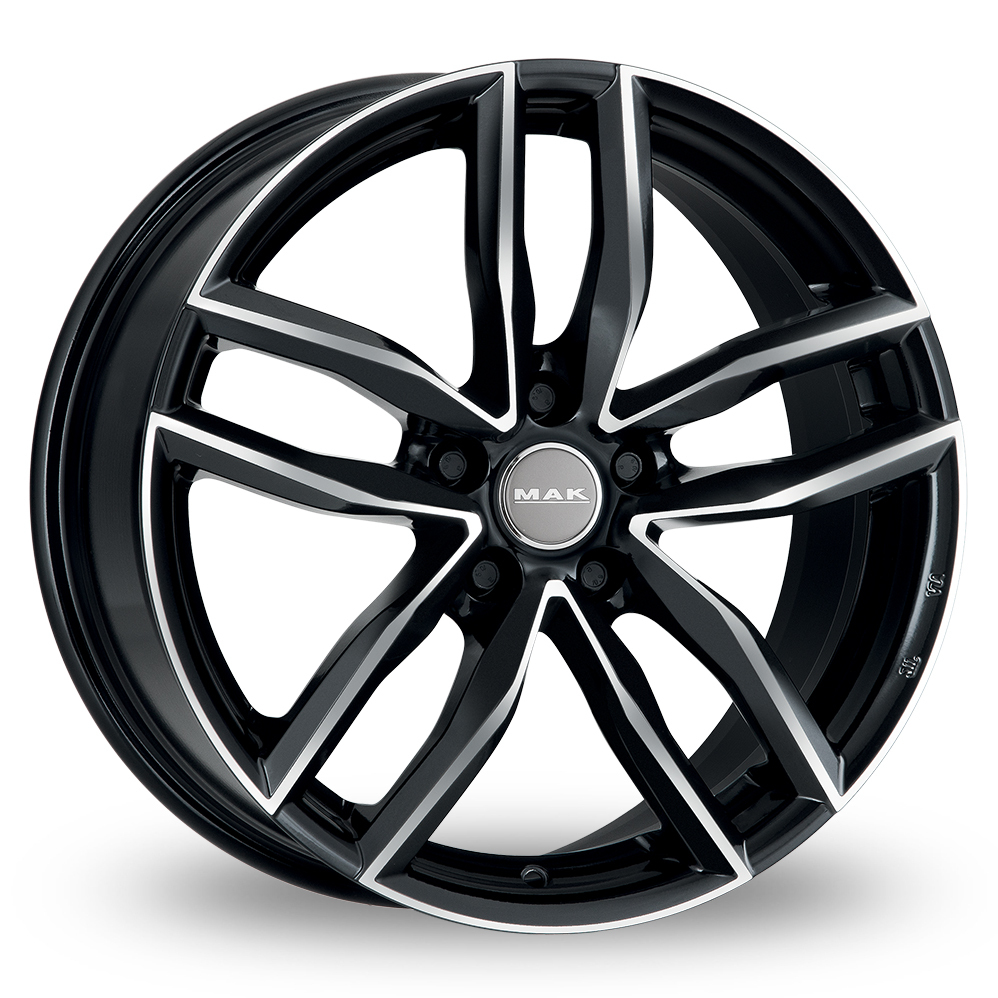 19 Inch MAK Sarthe Black Mirror Alloy Wheels