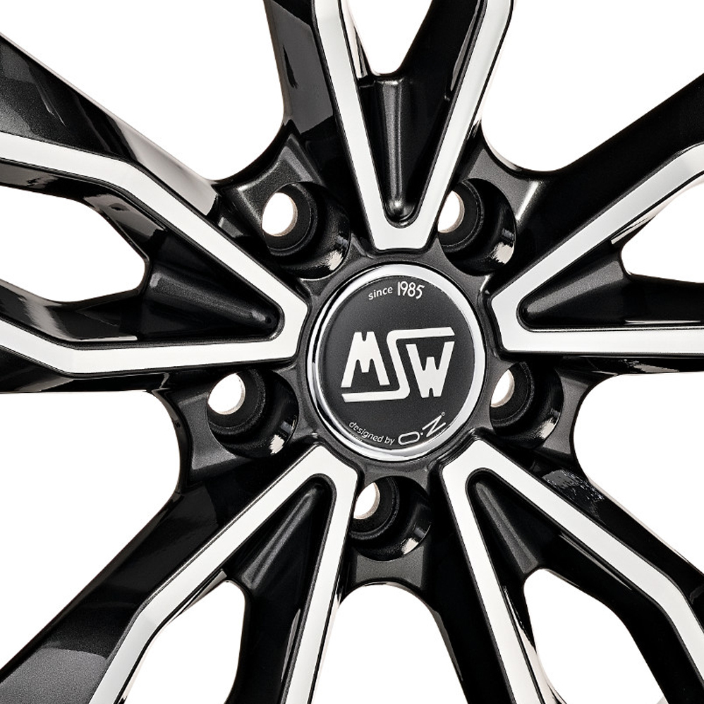 19 Inch MSW (by OZ) 71 Grey Polished Alloy Wheels