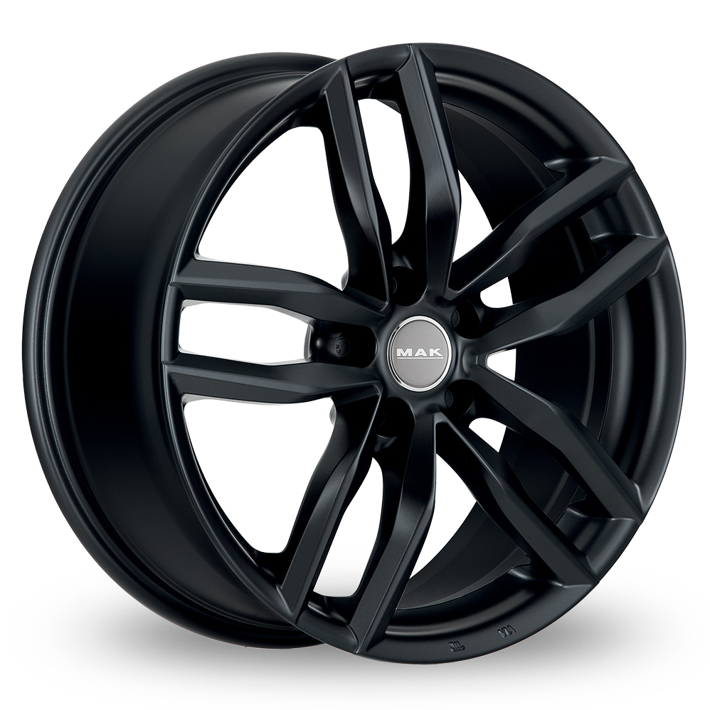 19 Inch MAK Sarthe Matt Black Alloy Wheels