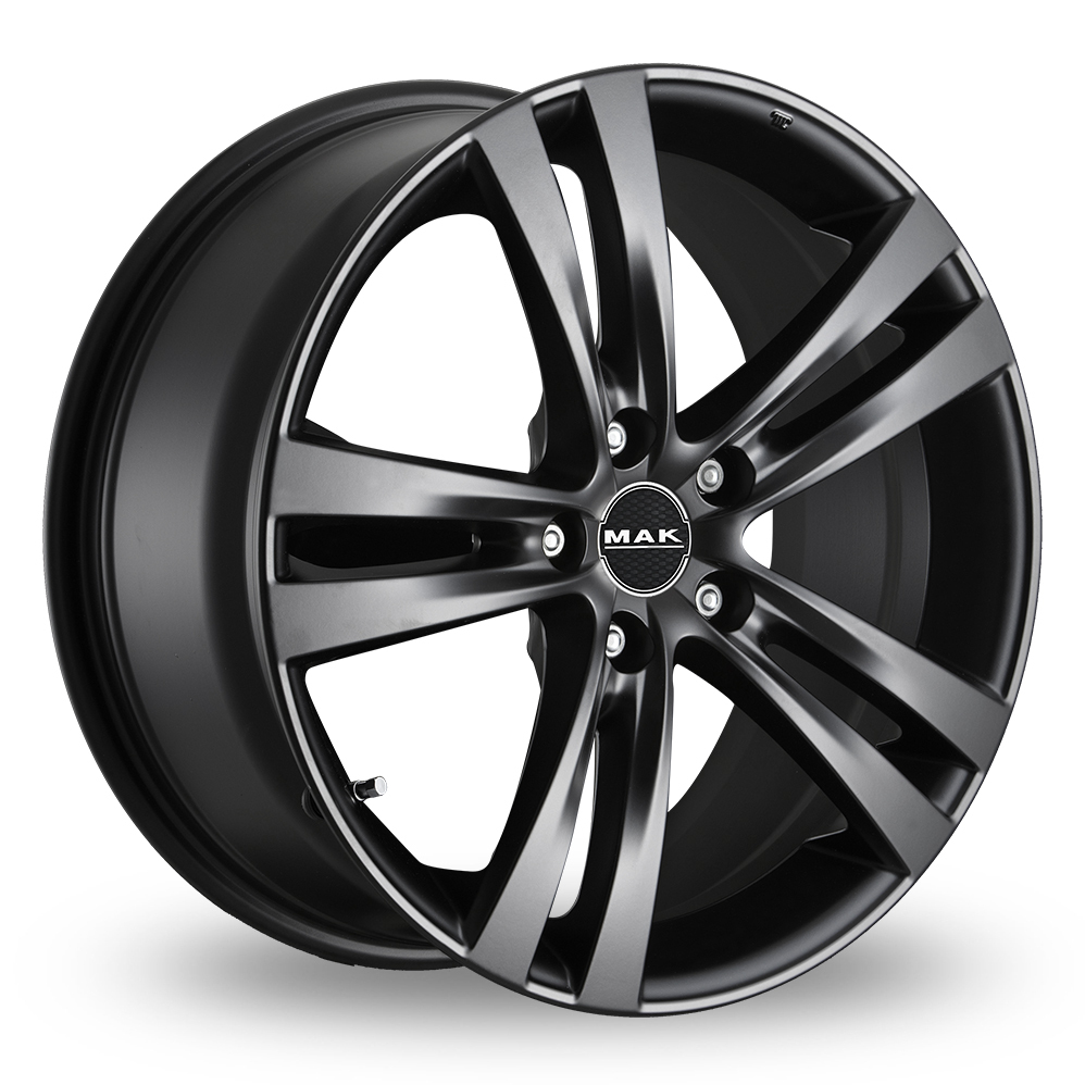 18 Inch MAK Zenith Matt Black Alloy Wheels