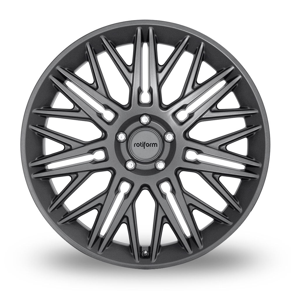 22 Inch Rotiform JDR Matt Anthracite Alloy Wheels