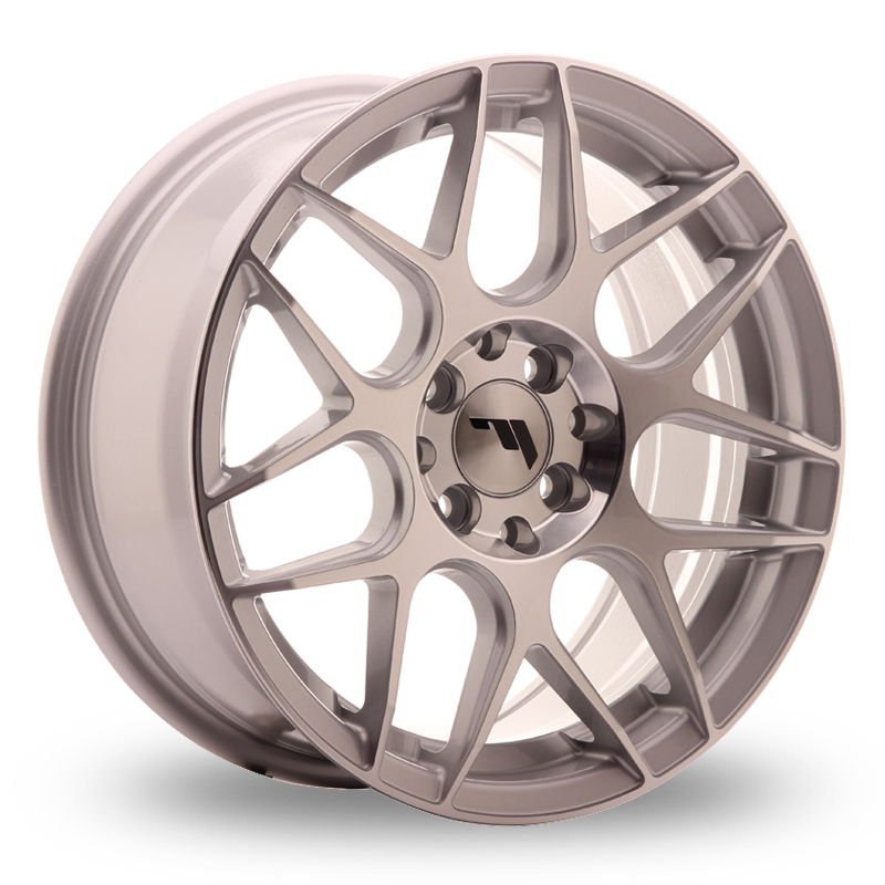 16 Inch Japan Racing JR18 (7x16) Silver Machined Face Alloy Wheels