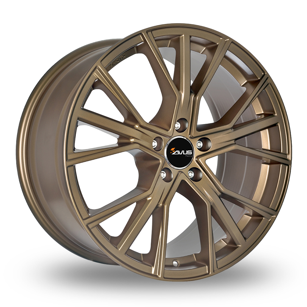 19 Inch Avus Racing AF18 Bronze Alloy Wheels