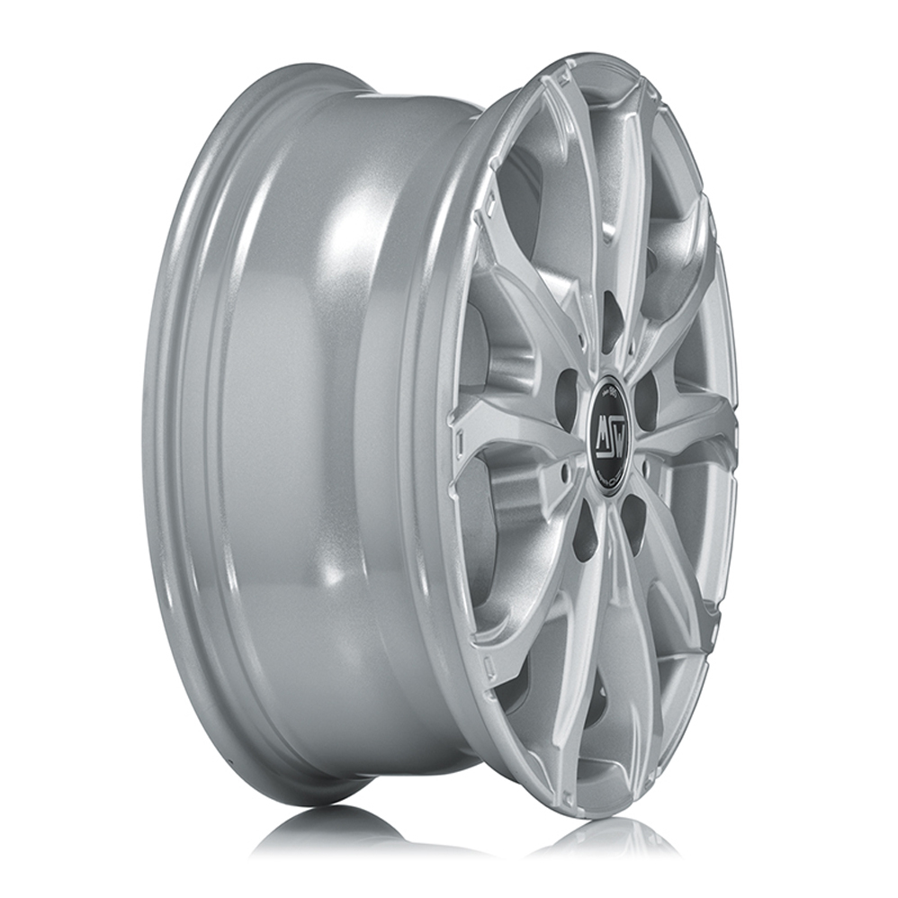 16 Inch MSW (by OZ) 48 Van (6 Stud) (Special Offer) Silver Alloy Wheels