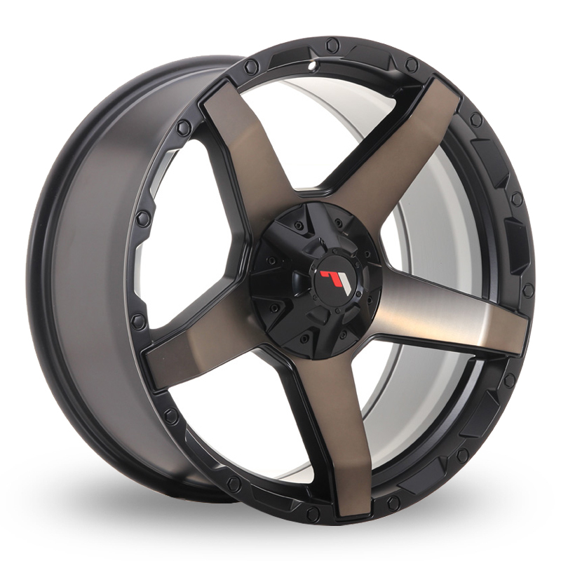 20 Inch Japan Racing JRX5 (9x20) Titanium Black Alloy Wheels