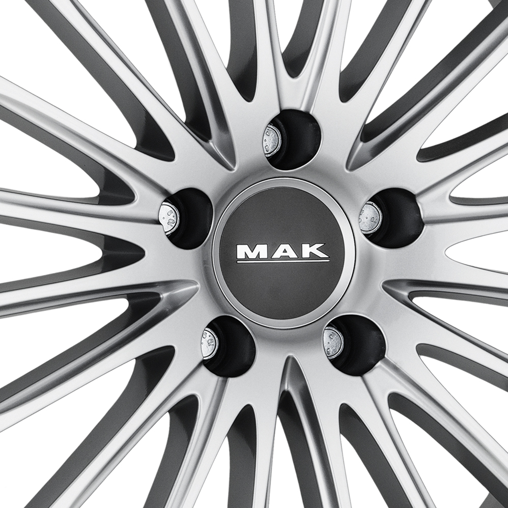 17 Inch MAK Starlight Silver Alloy Wheels