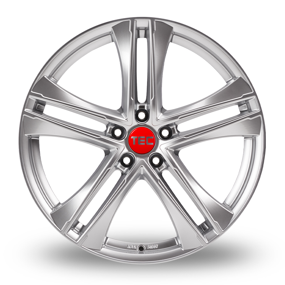 20 Inch TEC Speedwheels AS4-EVO Hyper Silver Alloy Wheels