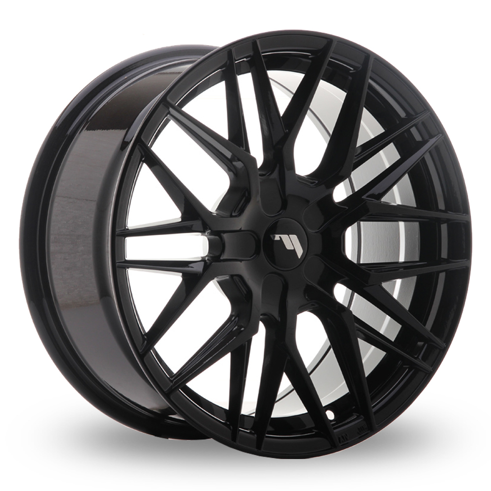 17 Inch Japan Racing JR28 (8x17) (Custom Fitment) Gloss Black Alloy Wheels