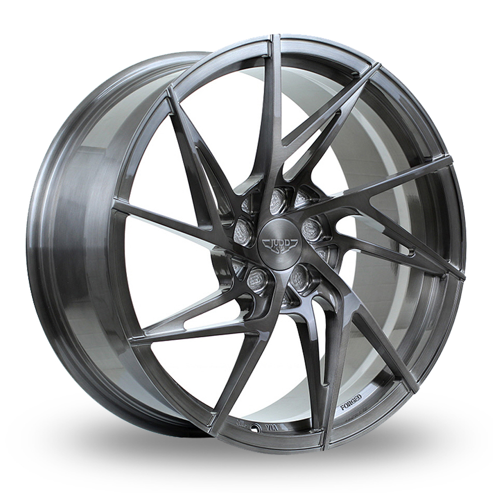 20 Inch Judd Model Two (FORGED) Hand Brushed Titanium Alloy Wheels