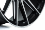 20 Inch Vossen HF6-1 Brushed Matt Black Alloy Wheels