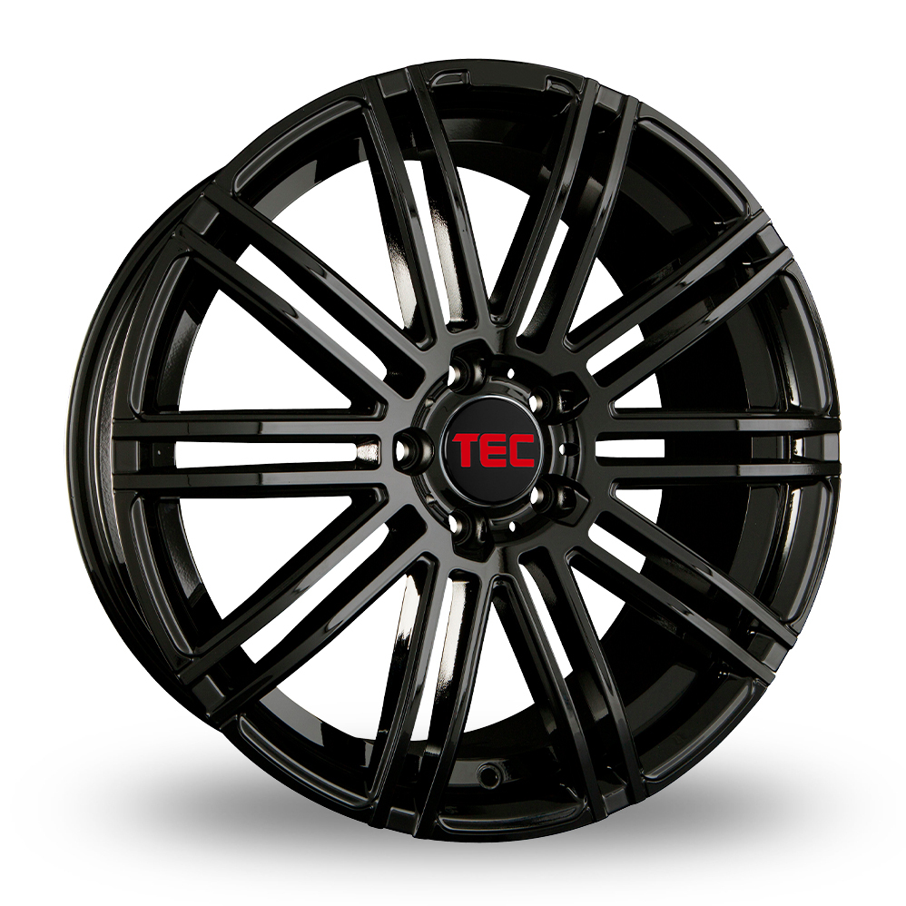 18 Inch TEC Speedwheels AS3 Gloss Black Alloy Wheels