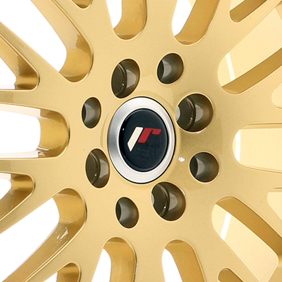 17 Inch Japan Racing JR10 (8x17) Gold Machined Lip Alloy Wheels