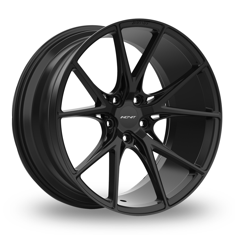 19 Inch Inovit Speed Satin Black Alloy Wheels