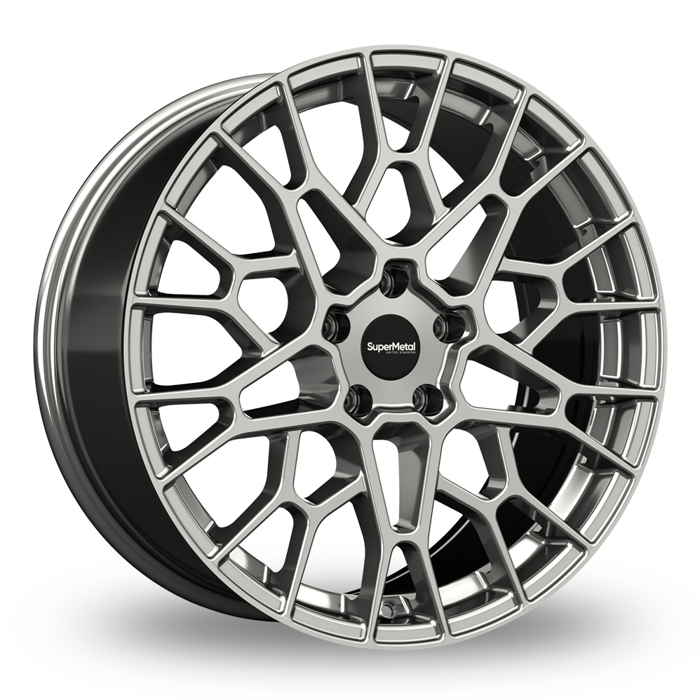 20 Inch SuperMetal Cell Silver Alloy Wheels