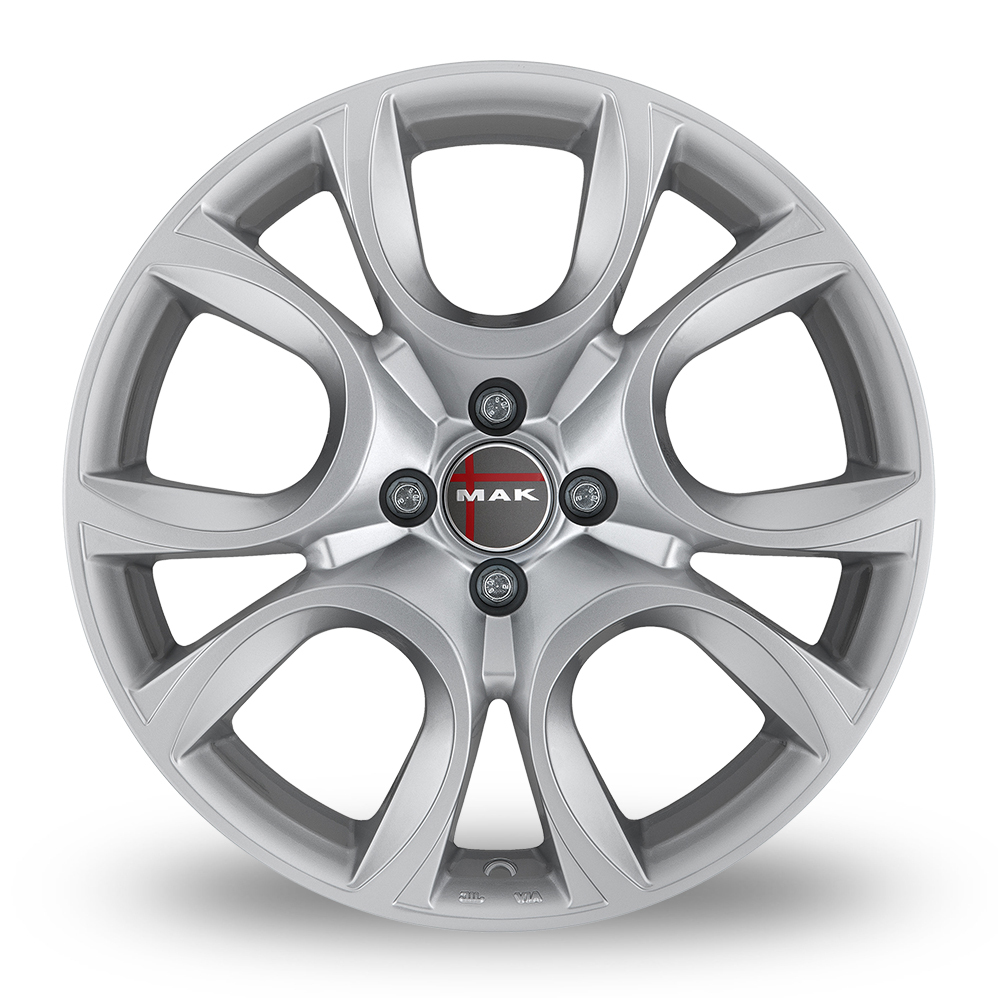 17 Inch MAK Torino Silver Alloy Wheels